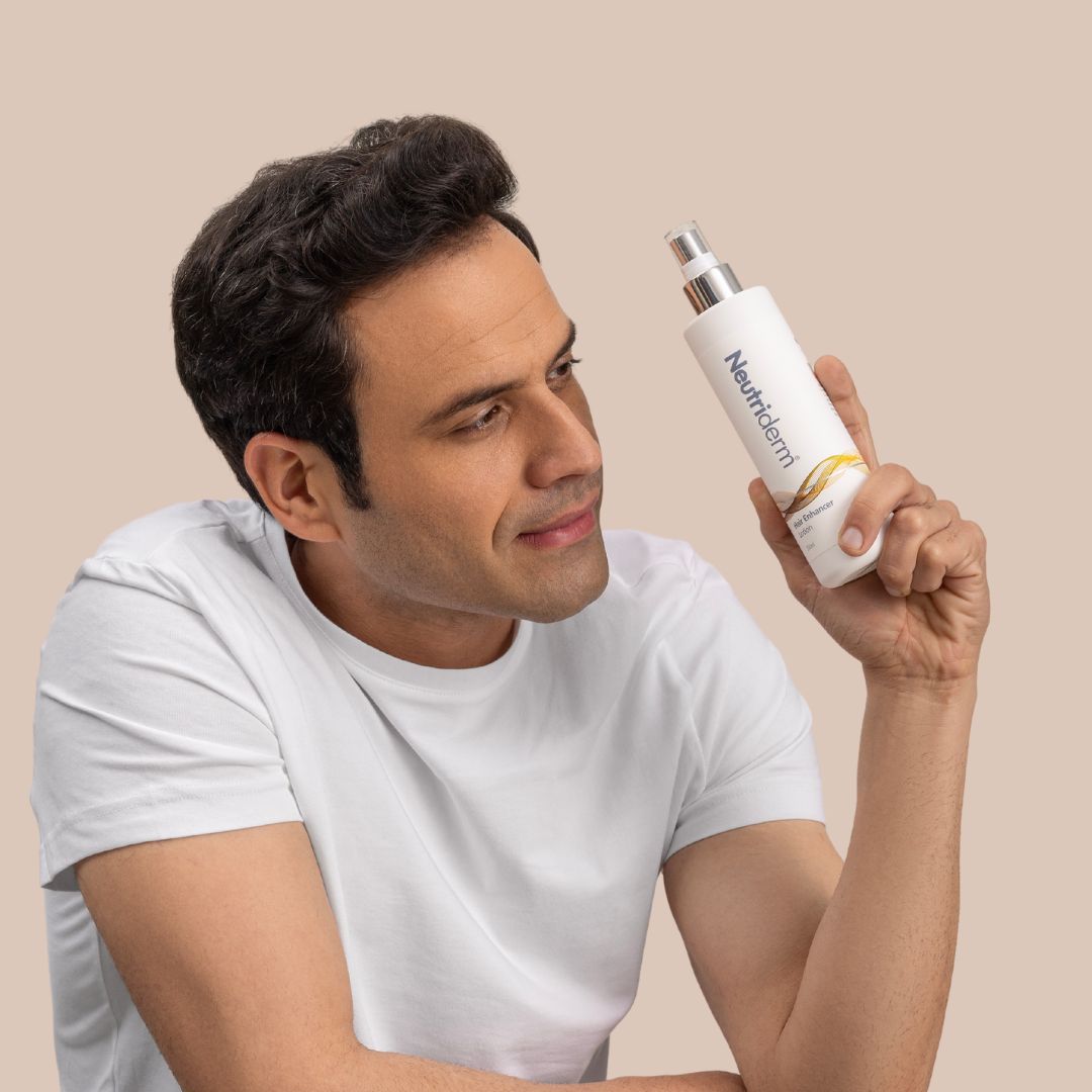 Science Says it Works! Neutriderm Hair Enhancer Lotion for Proven Results. Witness the incredible hair transformation! Neutriderm Hair Enhancer Lotion nourishes and strengthens hair with powerful ingredients for a visibly fuller, thicker you. Don't wait, experience the difference today!