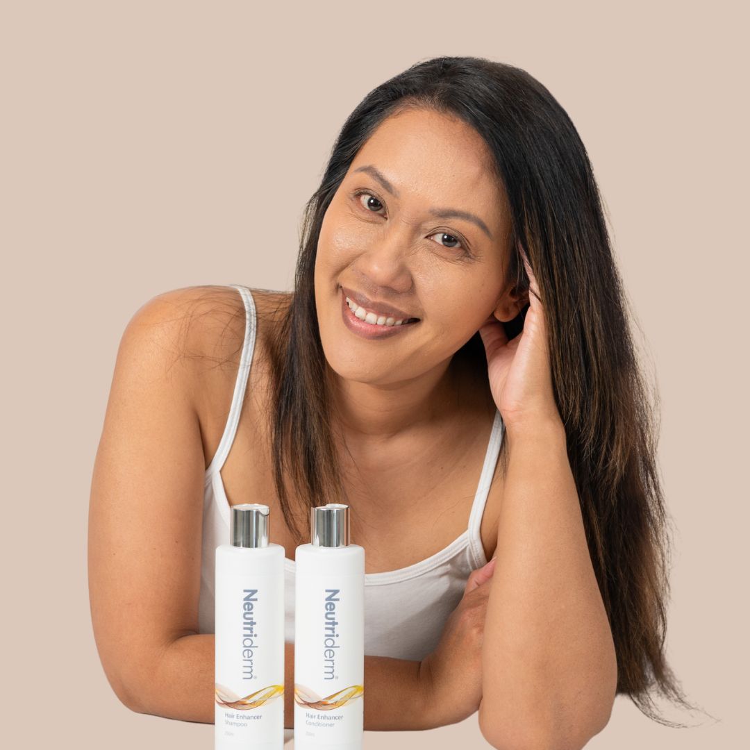 Hair Enhancer Set | Reverse Hair Loss | Neutriderm. Target areas of hair loss and promote hair growth with the power of sabal extract. Scientifically proven to prevent hair loss and encourage hair growth. Shop now.