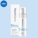 Foaming Cleanser | Hydrating Foaming Cleanser | Neutriderm. A vitamin-packed water-based foaming cleanser for all skin types.  Thoroughly cleans the skin for morning or nighttime cleansing.  Can be used as the second step of a double cleanse regime. Shop now.