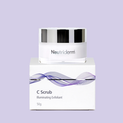  Neutriderm C Scrub: Exfoliate & Brighten Your Skin. Neutriderm C Scrub is a powerful exfoliating scrub with Vitamin C, AHA & BHA acids to help reduce signs of ageing, hyperpigmentation & dullness. Reveal radiant skin today!