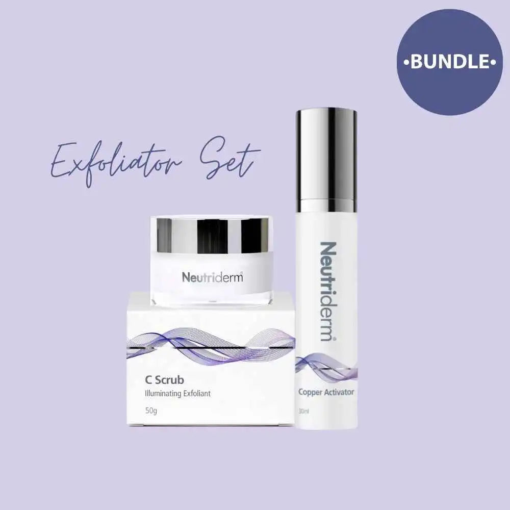 Exfoliator Set Vitamin C Scrub + Copper Activator Serum