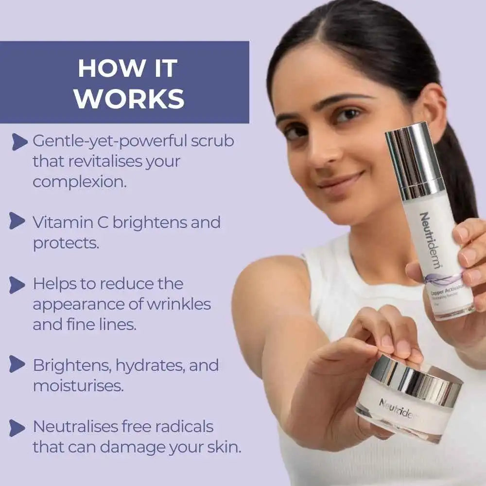 Exfoliator Set Vitamin C Scrub + Copper Activator Serum