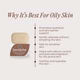 Dermavive Oily Skin Cleansing Bar with Natural Ingredients